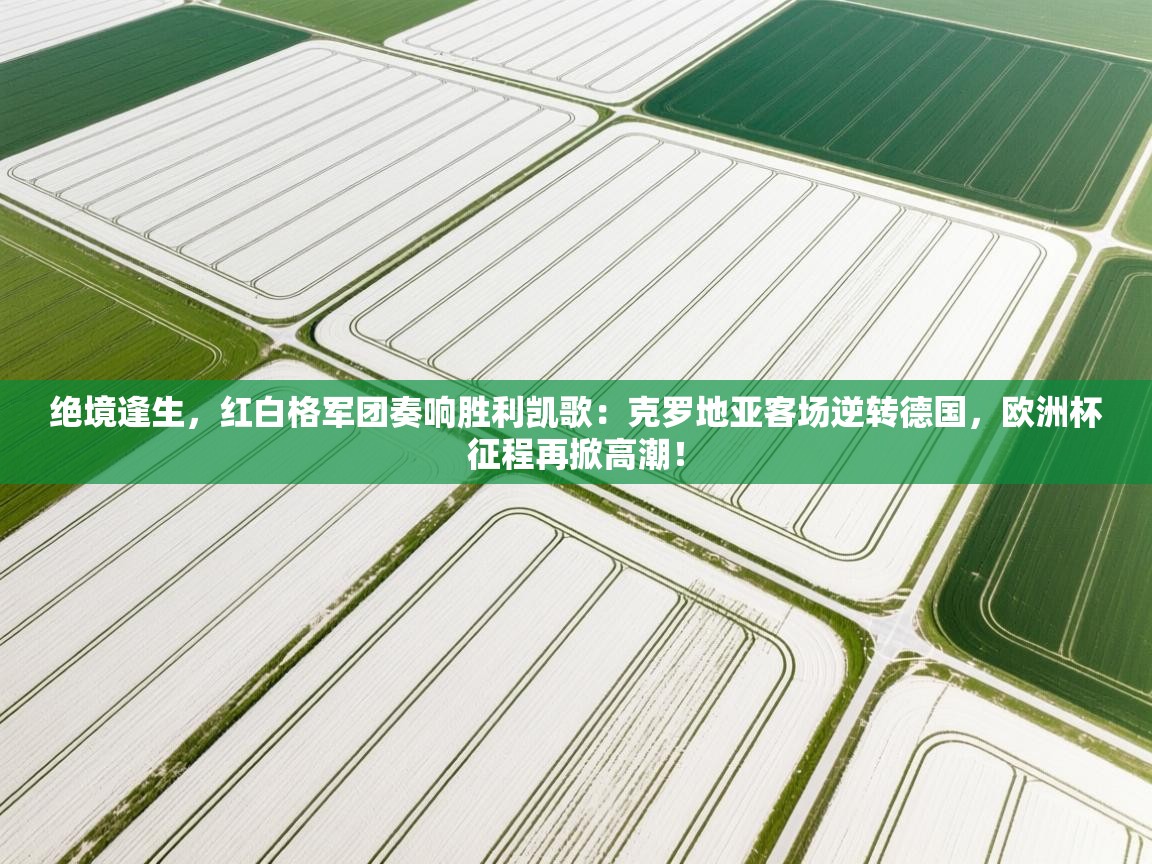 绝境逢生，红白格军团奏响胜利凯歌：克罗地亚客场逆转德国，欧洲杯征程再掀高潮！  第2张